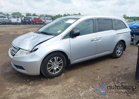 2013 Honda Odyssey Ex-L из США, поврежденный, VIN 5FNRL5H61DB062941